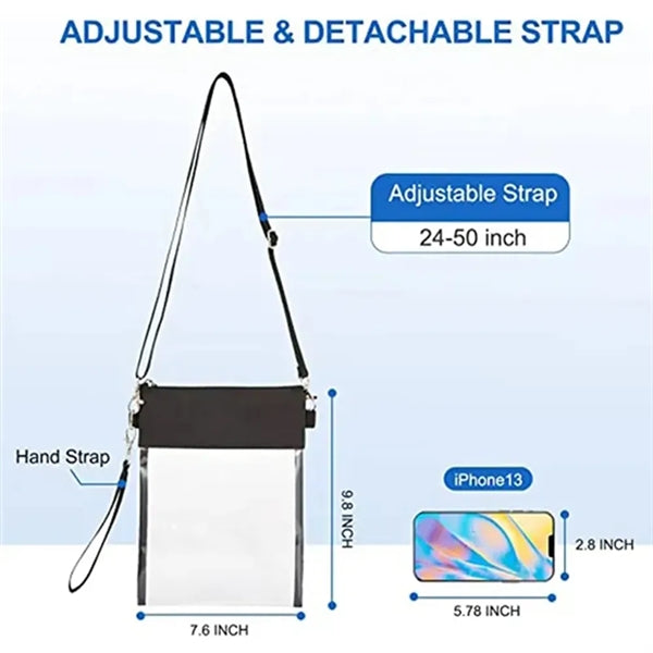 Clear Crossbody Purse Bag