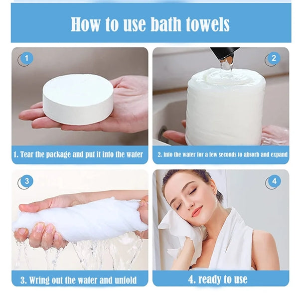 Disposable Compression Bath Towel