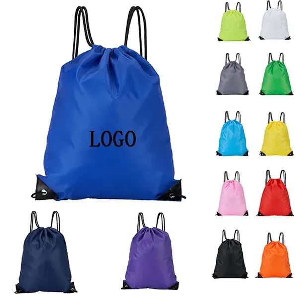 Sports Polyester Drawstring Backpack Basketball Bag
