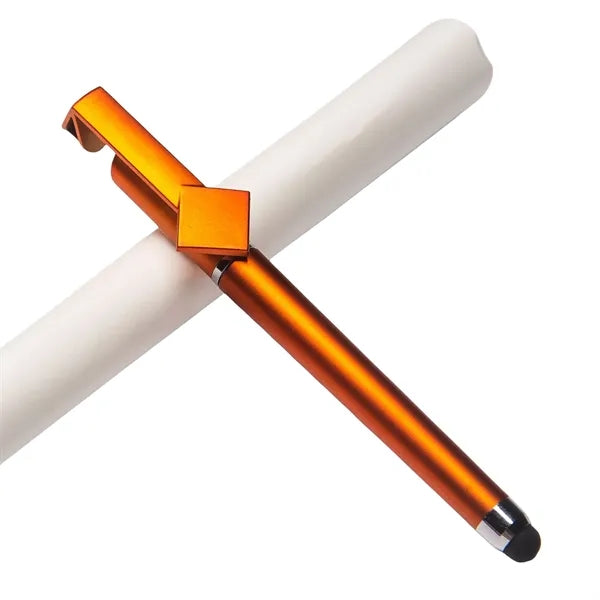 3 in 1 Multifunction Soft Touch Stylus Ballpoint Pen With Ph