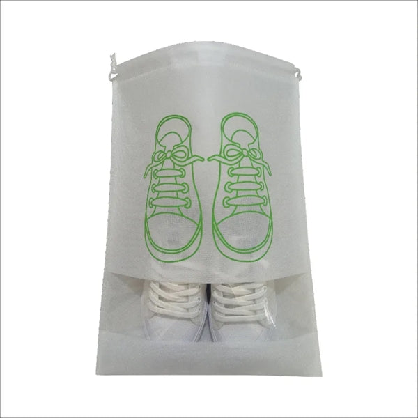 Portable Non-woven Shoe Drawstring Bags