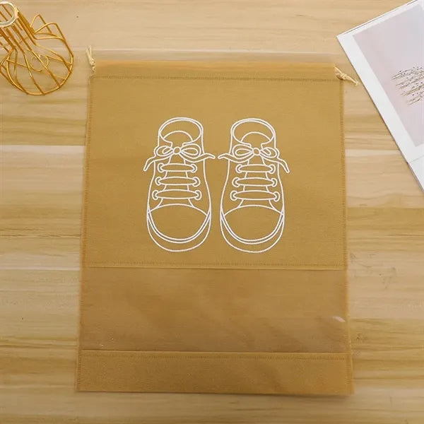 Portable Non-woven Shoe Drawstring Bags