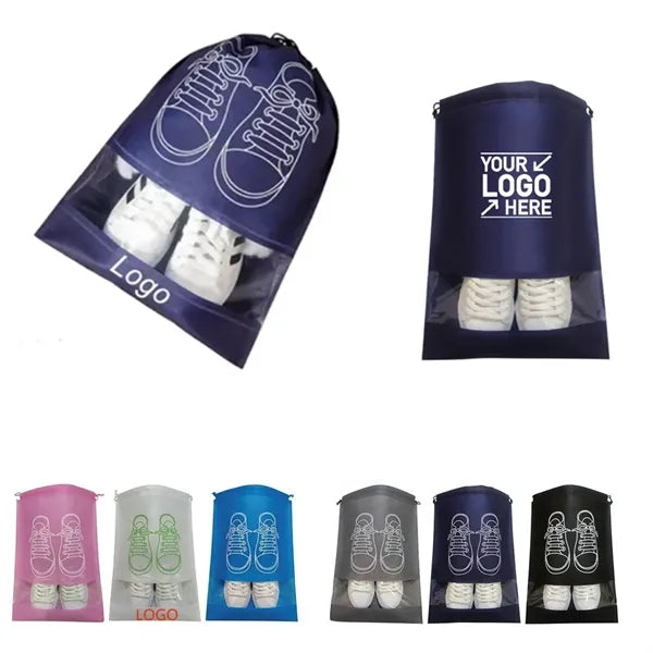 Portable Non-woven Shoe Drawstring Bags