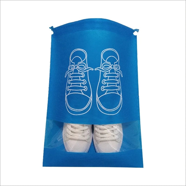 Portable Non-woven Shoe Drawstring Bags