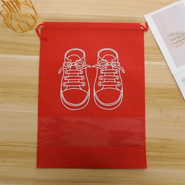 Portable Non-woven Shoe Drawstring Bags