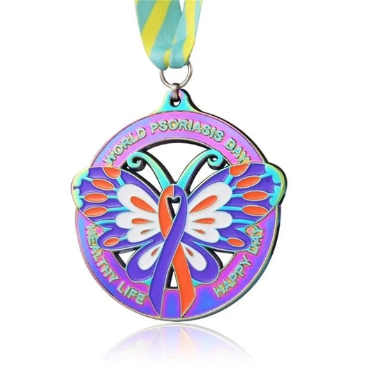 Die Struck Soft Enamel Medals, 1.5"- 3"