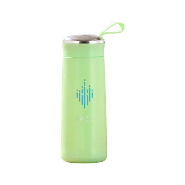 Sealed glass water bottle 14oz