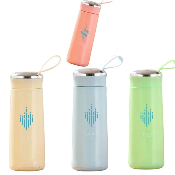 Sealed glass water bottle 14oz