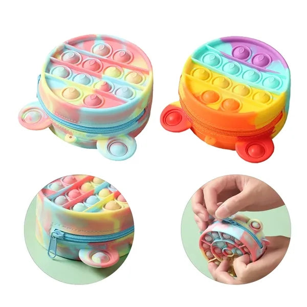 Mini Push Pop Fidget Wallet Toy