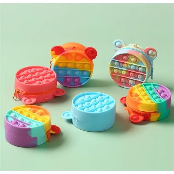 Mini Push Pop Fidget Wallet Toy