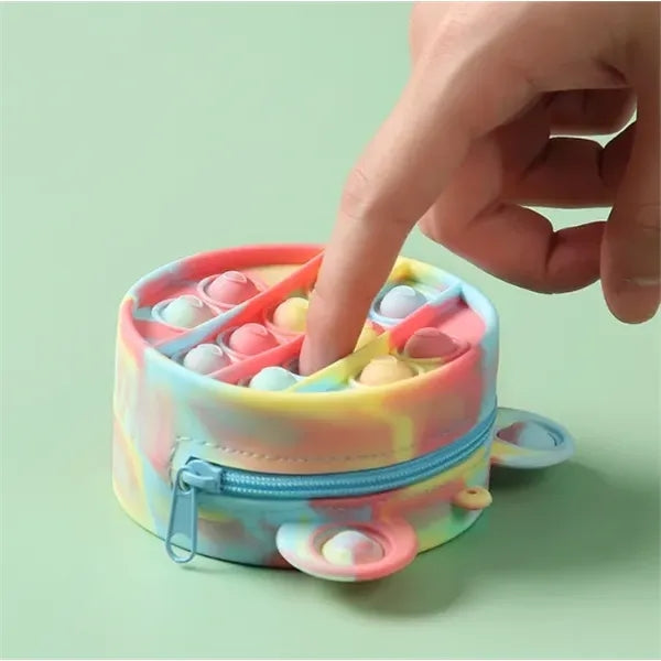 Mini Push Pop Fidget Wallet Toy