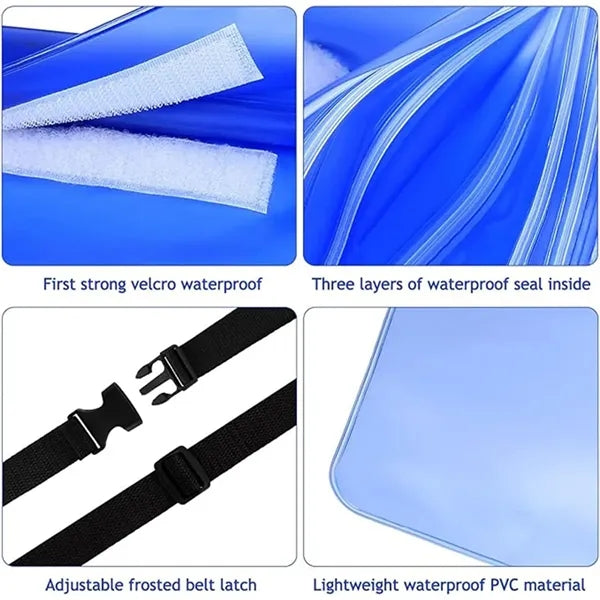 Swimming Waist Strap Transparent Waterproof Pouch Bags