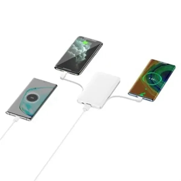 10000mAh 3 in 1 Built-In Cable Power Bank