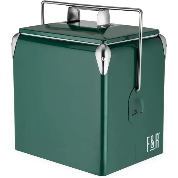 Vintage Metal Cooler Beverage Chiller And Ice Chest