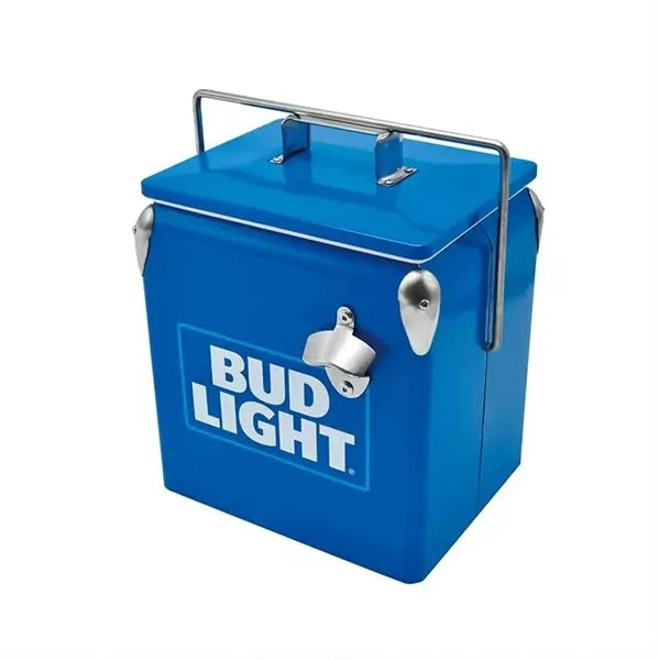 Vintage Metal Cooler Beverage Chiller And Ice Chest