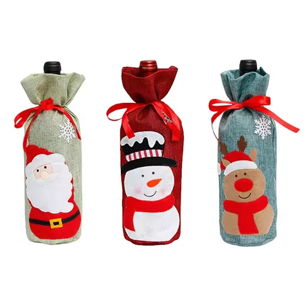 Christmas Wine Bottle Cover