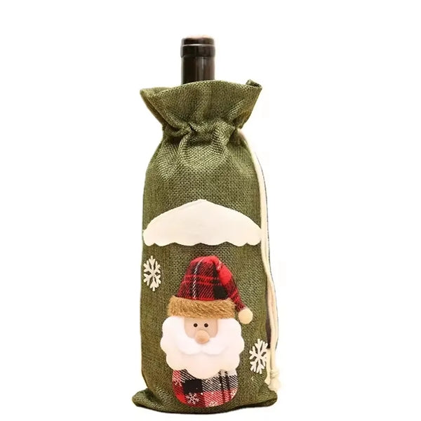 Christmas Wine Bottle Cover