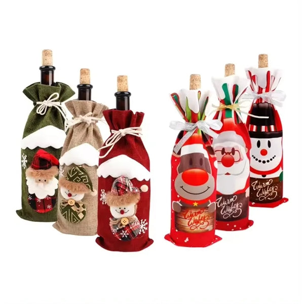 Christmas Wine Bottle Cover