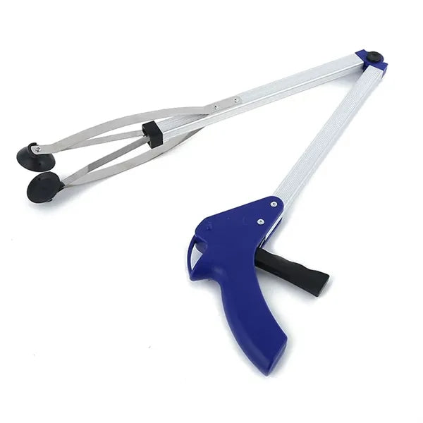 Foldable Pick Up Long Reacher Grabber Garbage Clamp Tool