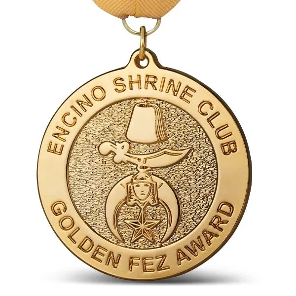 Shiny & Sandblast Medals - Sizes 1.5"-3.0"