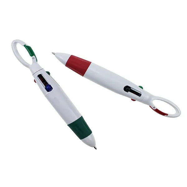 4-in-1 Multicolor Office School Retractable Ballpoint Pen