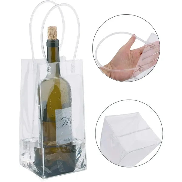 PVC Cooler Wine Tote Bags with Handles