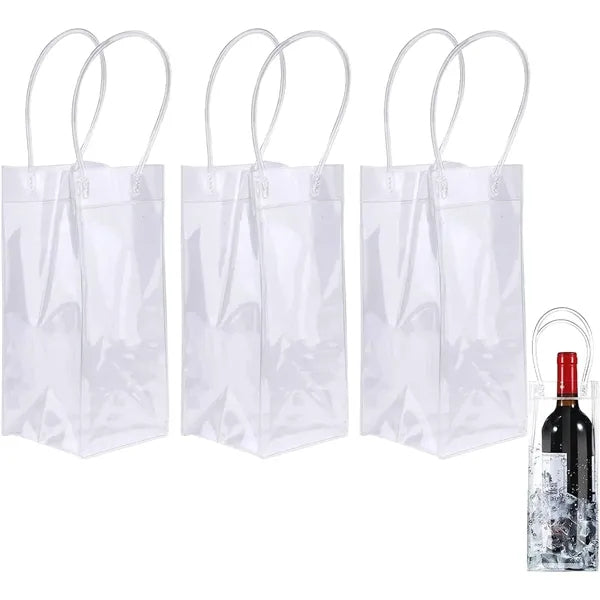 PVC Cooler Wine Tote Bags with Handles