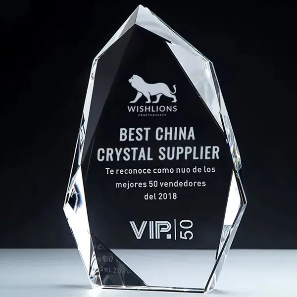 Faceted Crystal Asymia Peak Award