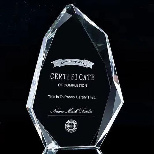 Faceted Crystal Asymia Peak Award