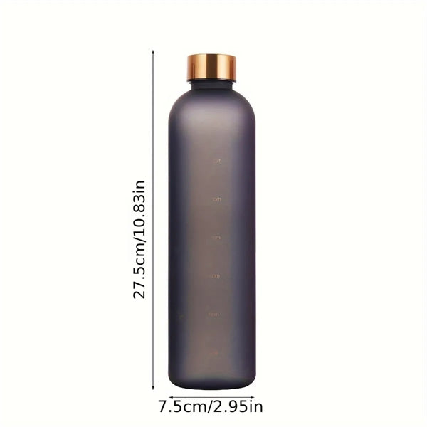 32oz Motivational Water Bottle with Time Marker