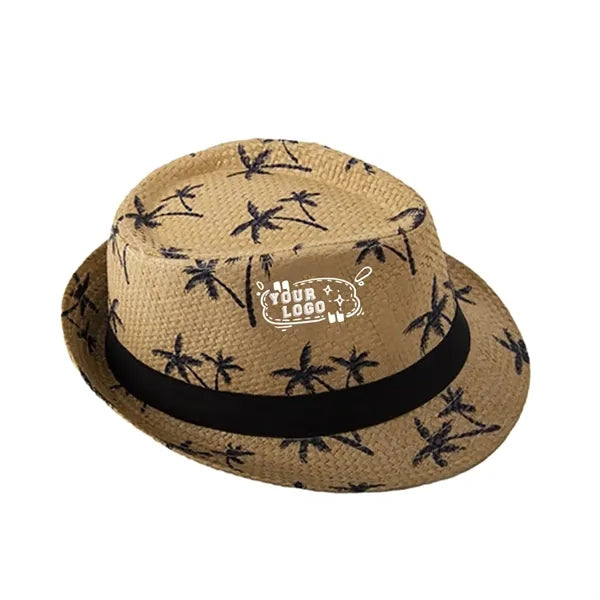 Print Straw Hat