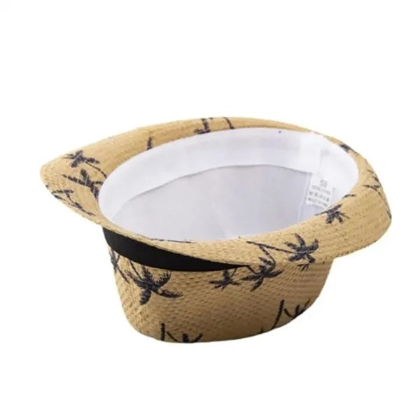 Print Straw Hat