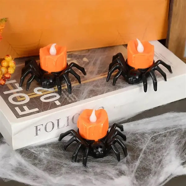 Halloween Spider Tea Lights