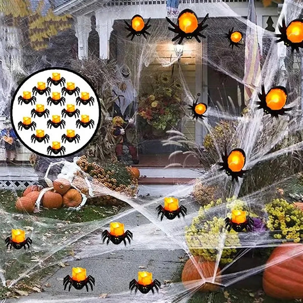 Halloween Spider Tea Lights
