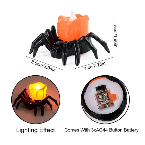 Halloween Spider Tea Lights