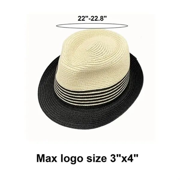 Straw Fedora Sun Hat