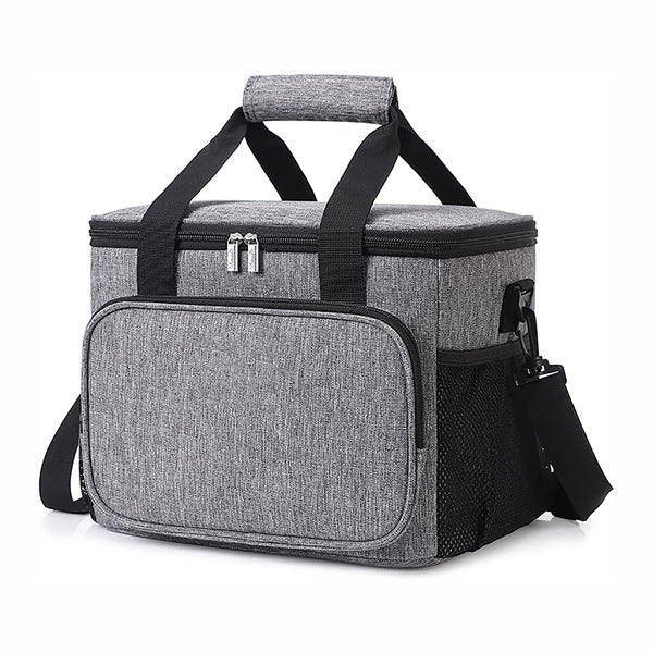 24-Can 15L Oxford Cloth Insulated Lunch Box Cooler Tote Bag