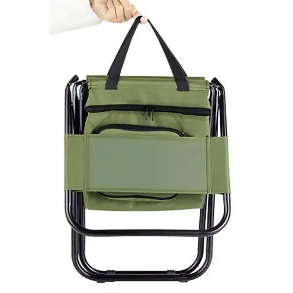 Foldable insulated cooler chair