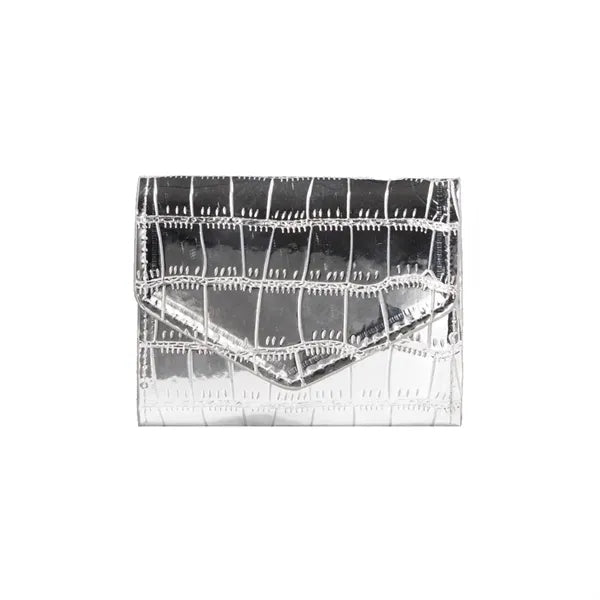 Imitation Crocodile Skin Shiny Wallet