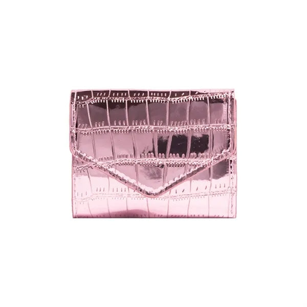 Imitation Crocodile Skin Shiny Wallet