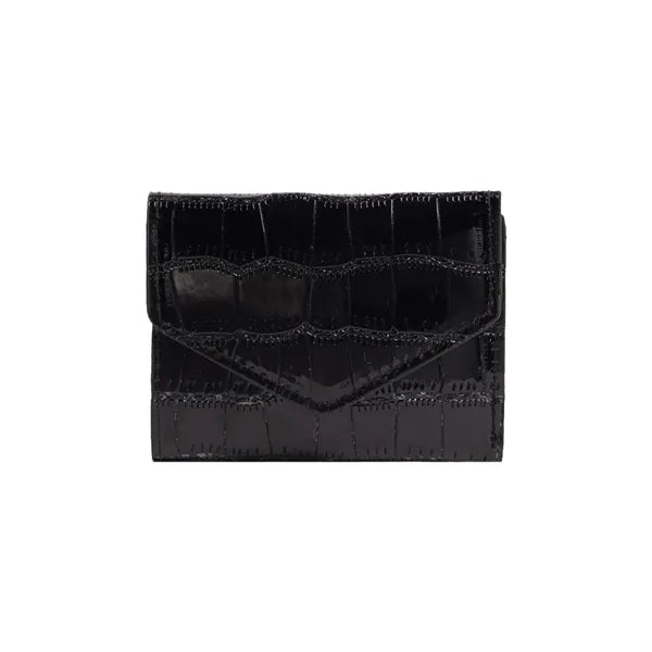 Imitation Crocodile Skin Shiny Wallet