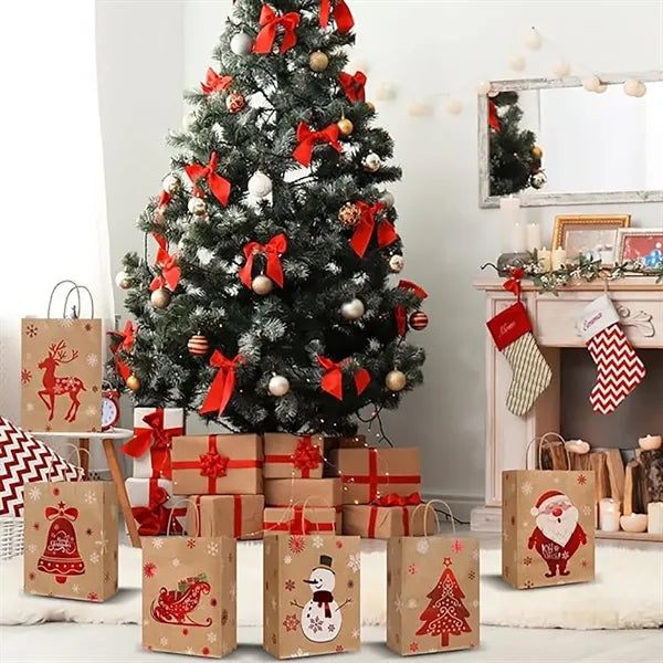 Christmas Gift Bags With Handle
