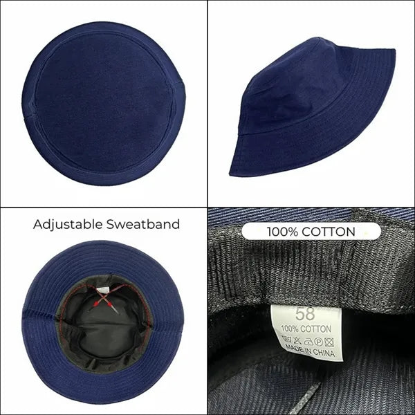 Unisex Cotton Bucket Hat