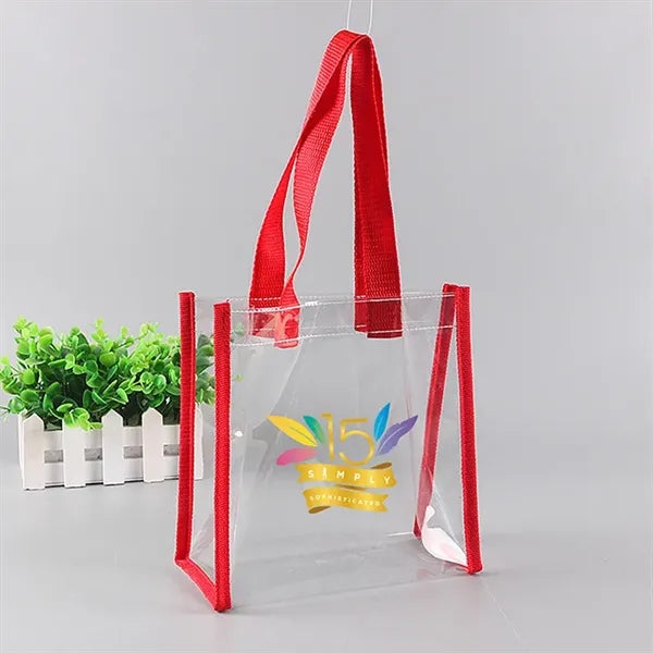 Large Capacity Portable Transparent PVC Tote Bag