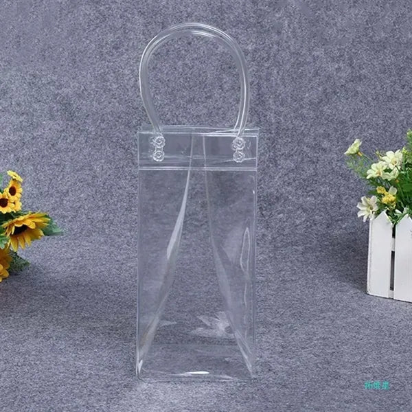 Clear PVC Wine Ice Bag