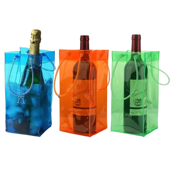 Clear PVC Wine Ice Bag