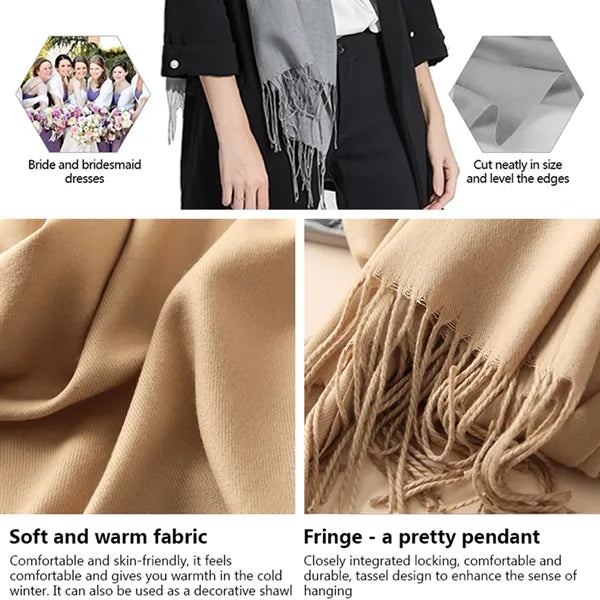 Cashmere Pashmina Woven Scarf