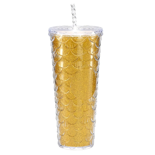 Gradient Double Layer Large Fish Scale Cup