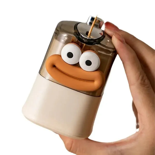 Creative Toothpick Holder Pops Up Automatically