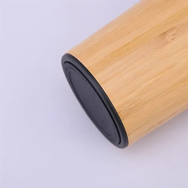 Lasered Logo Eco-friendly 20 Oz Bamboo Insulated Coffee Mug